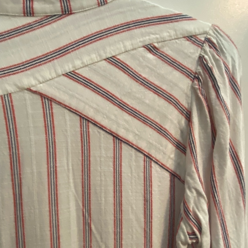 Loft Size Small Lightweight Button Up- Red, Navy,… - image 7